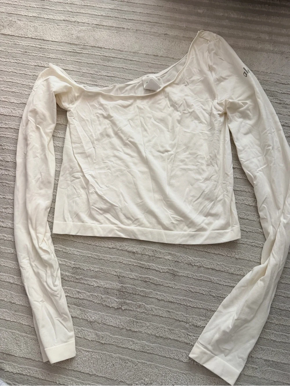 ALO sheer glow top
